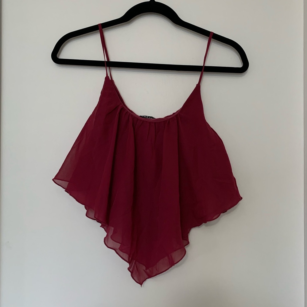 Tulle Crop Top
